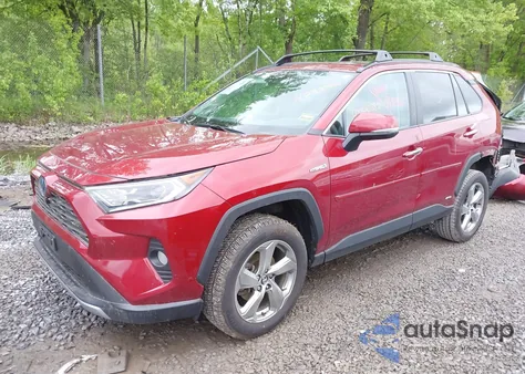 2020 Toyota Rav4 Hybrid Limited z USA, uszkodzony, nr VIN 2T3DWRFV8LW069087
